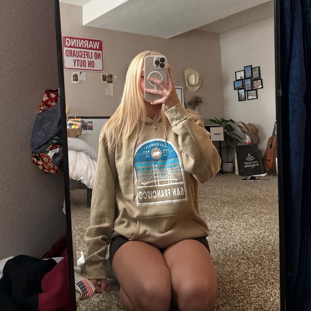 California Dreaming Tan Hoodie